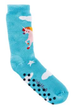6 Paar TippTexx 24 Kinder ABS Stoppersocken Einhorn
